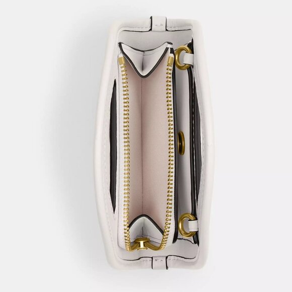 ❤️ Coach Top Handle Card Case With Grommets - Picture 5 of 12